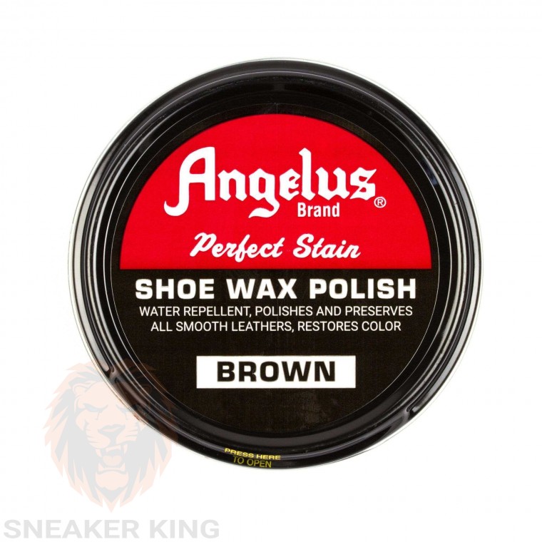 Віск для шкіри Angelus shoe wax Brown (коричневий) made in USA